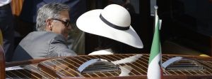Amal Alamuddin and George Clooney head off to make things official in Venice.jpg
